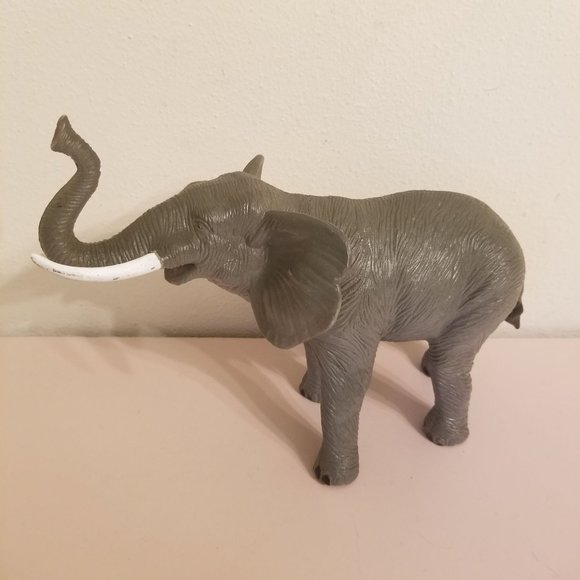 Lot of 9 Plastic Vintage Heavy Duty Animals Wolf Elephant Giraffe Anteater Tiger - Picture 13 of 15